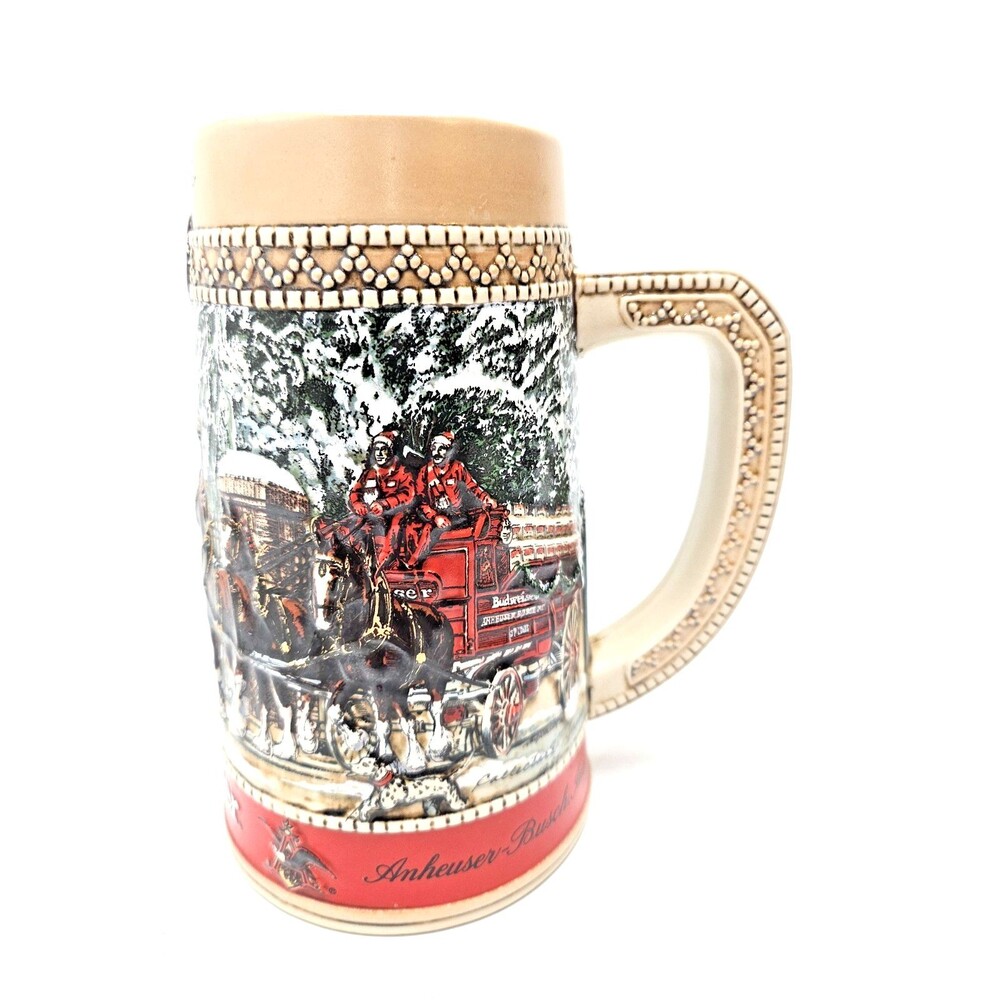 Annheiser Busch Budweiser Beer Stein Mug Clydesdale "C" Series Limited Edition